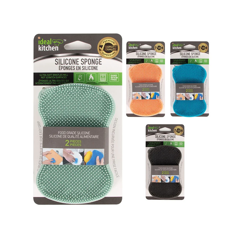 Ideal Kitchen Silicone Sponge 2PK