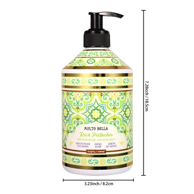 60683, Molto Bella Hand Soap 21.3oz – Rich Pistachio, 191554606838