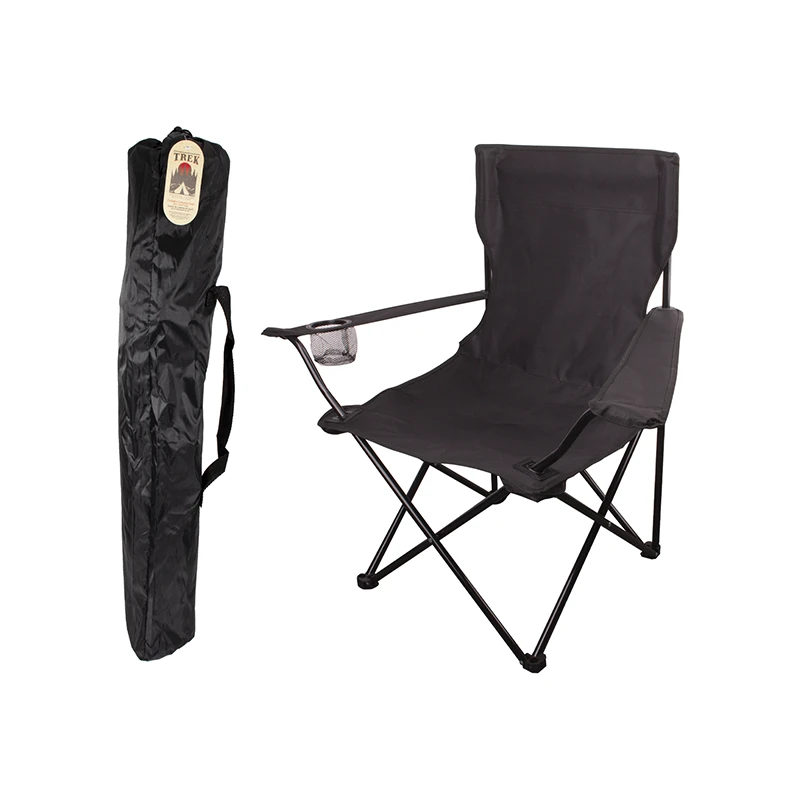 Folding Camping Chair Black 19.7*19.7*31.5 inch