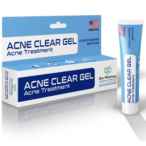 DRS-00014, Drs. Pharmacy 1oz. Acne Clear Gel Acne Treatment, 380489006015