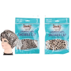 73101, Ideal Bath Satin Shower Cap Printed, 191554731011