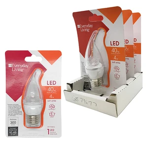 GE79677, Everyday Living LED 40W Dimmable Bulb Soft White, 041226377088