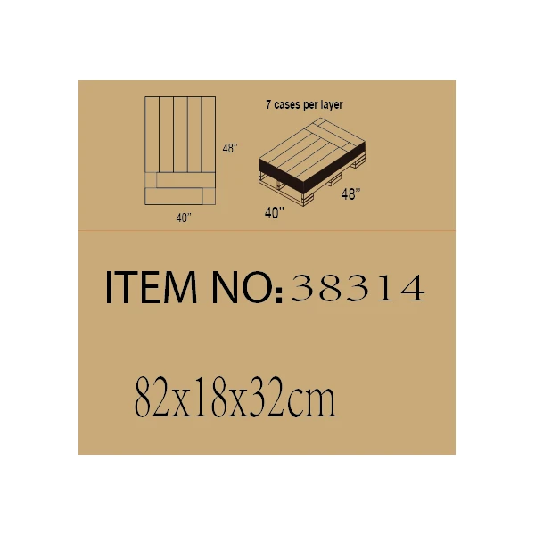 38314, Ideal Home Weaving storage basket 11.8x6.5x4.7 inch, 191554383142