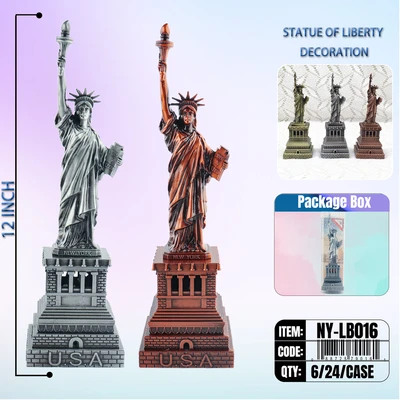 NY-LB016, STATUE OF LIBERTY Copper & Silver (12"), 888725790161
