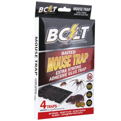 62004, Bolt Pest Mouse Trap 4PK, 191554620049