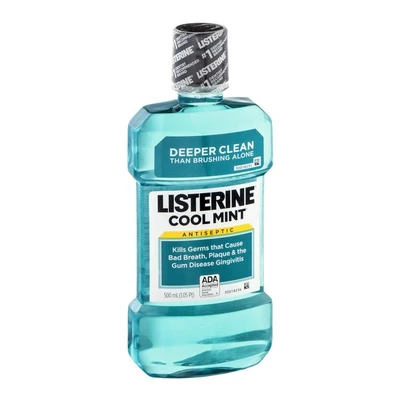 L500CM-24, Listerine 500ml Cool Mint, 8901012133064