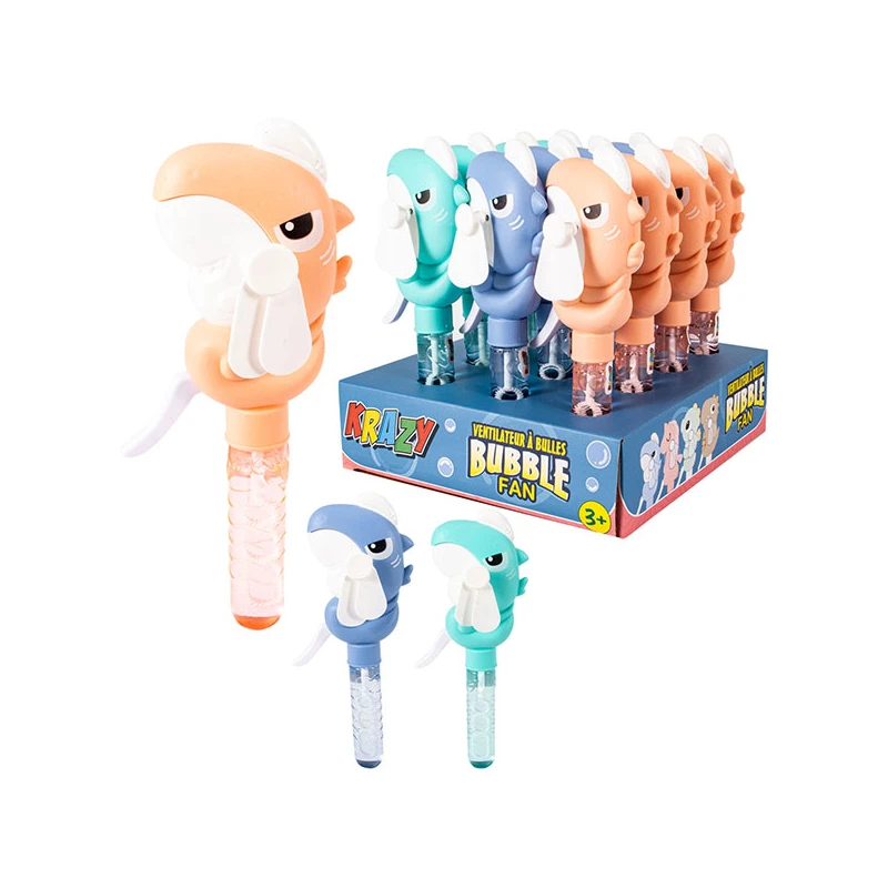 Bubble stick W/Mini Fan Shark
