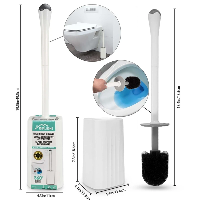 Ideal Home Toilet Brush with Holder