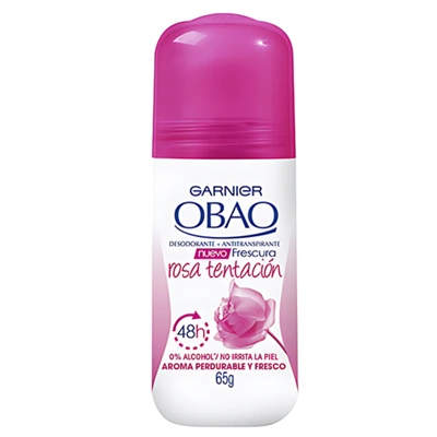 OD65RT, Obao Roll-On Desodorante Rosa Tentacion  (dark pink) 65g, 7509552909821