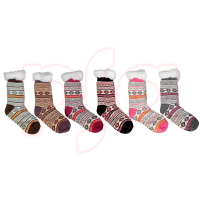 12043, Thermaxxx Sherpa Socks Assorted, 191554120433