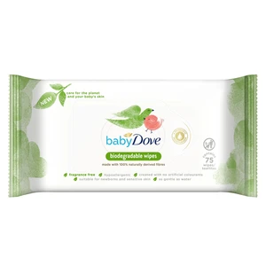 DW75BFF, Dove Baby Wipes 75CT Biodegradable Fragrance Free, 8717163953051