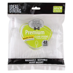 36023, Ideal Dining PS 48CT Clear Spoon, 191554360235