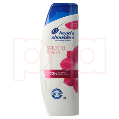 HS-400-SMOOTH-SILKY, Head & Shoulders Shampoo 400ml Smoothy & Silky, 5000174990331