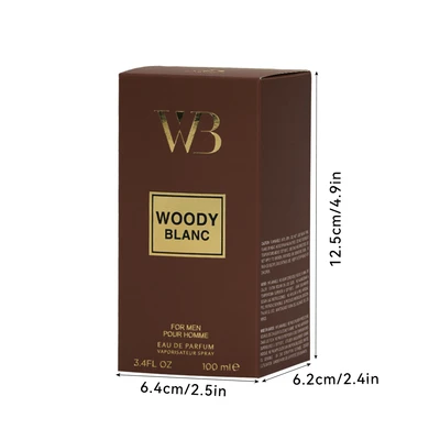 88233, Eau de Parfum 3.4 oz/100 ml Woody Blanc for Men - United Scents, 191554882331
