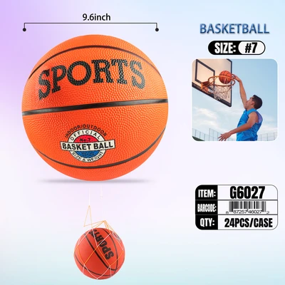 G6027, BasketBall Orange No.#7 Indoor & Outdoor, 887257460272