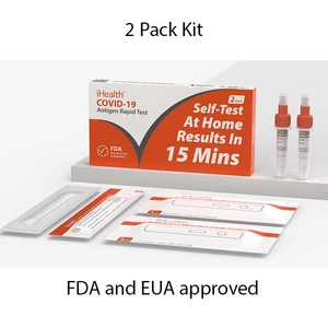 IHEALTH-2PK, iHealth Covid-19 Antigen Rapid Test 2PK