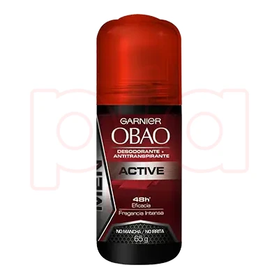 ODM65AR, Obao Roll-On Desodorante for Men Active (red), 7501027286024