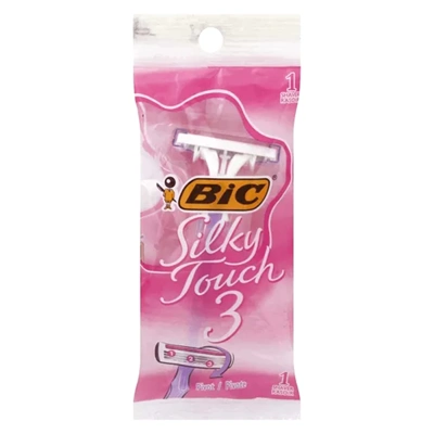 BIC774921, BIC Razor Silky Touch 3 Blade Single Pack, 070330713963