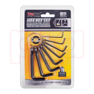 44075, Hex Key Wrench Set 8PC, 191554440753