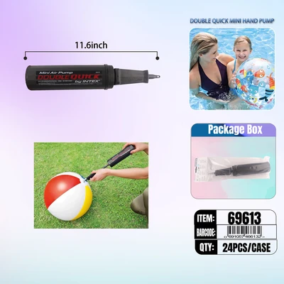 69613, Mini Air pump 11.5"  Hand-output, 6941057466132