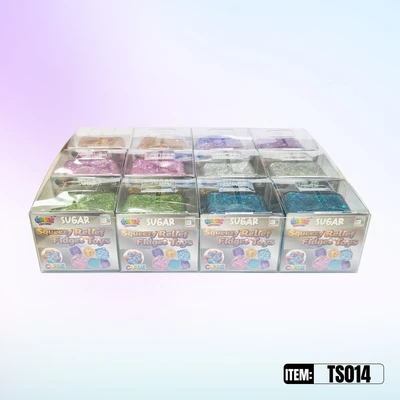 TS014, CUBE Squezy Relief Fidget Toys 2.1”, 887258020147