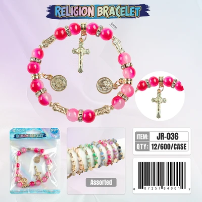 JR-036, Crystal Religion Bracelet, 887257840012