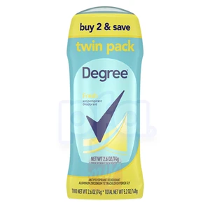 DD26F-2, Degree Deodorant 2.6oz Fresh 2Pack, 79400-51170