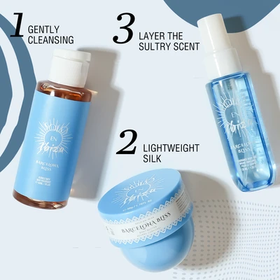 89516, Solo En Ibiza Bath & Body Travel Set 3PK – Barcelona Bliss, 191554895164