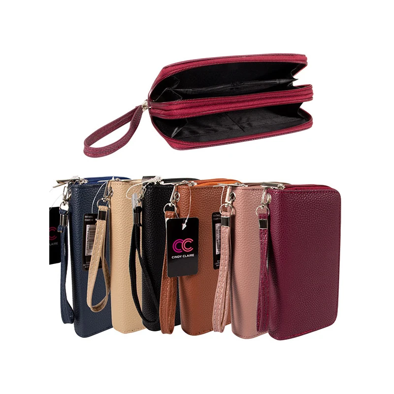 CC Wallet Dual Zipper