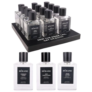 OD89948, DESAME  CEDAR LEATHER/MINT VANILLA CEDAR/ROSEMARY CITRUS  DISPLAY 2 Men's 100ml/3.4oz EDP, 191554897373