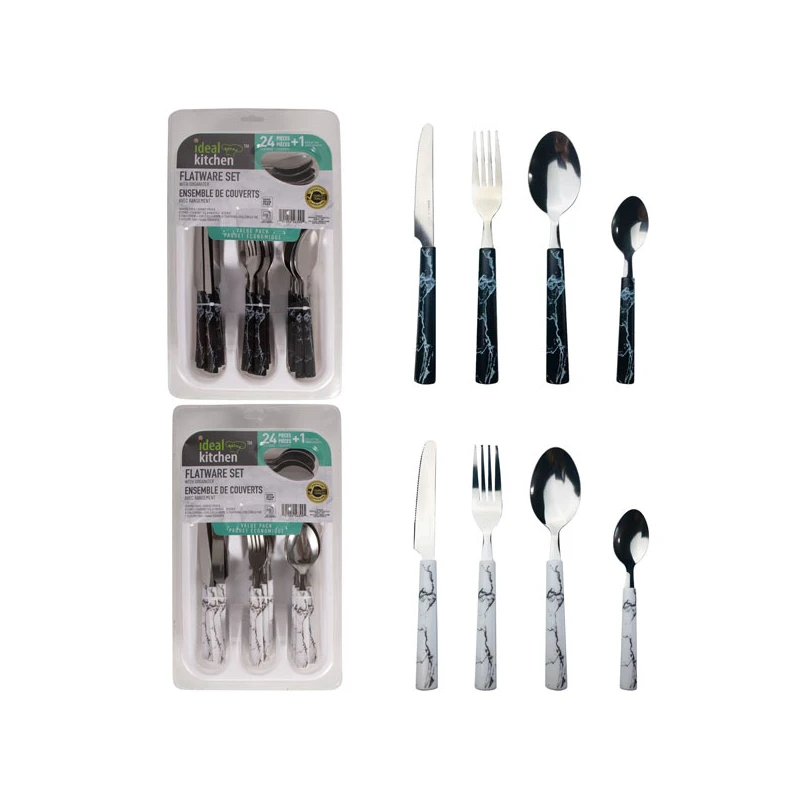 Ideal Kitchen 24PK FLATWARE SET WITH ORGANIZER