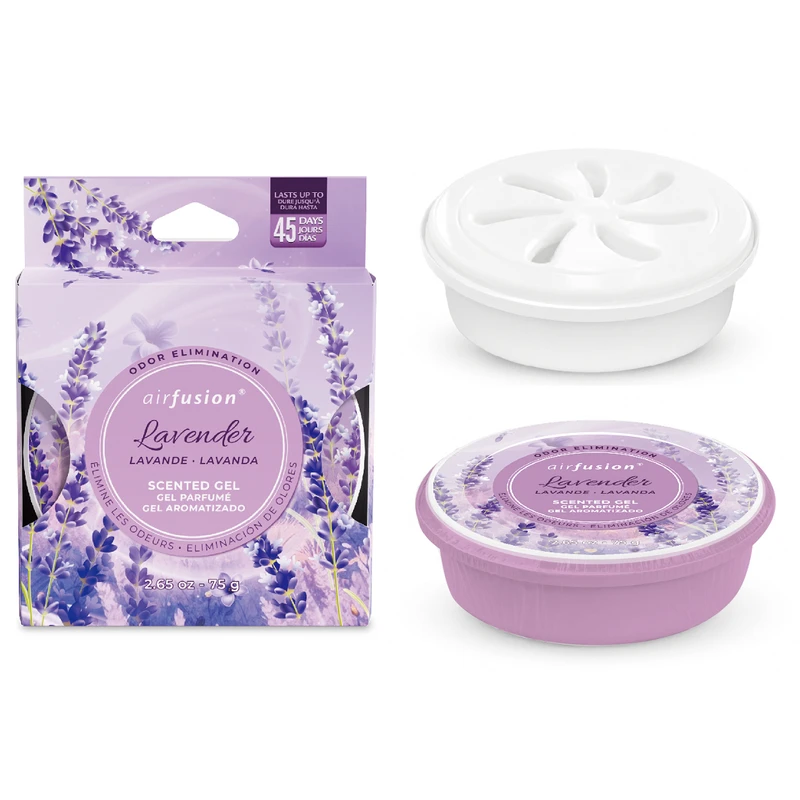 Air Fusion Gel Air Freshener 2.65oz 75g Lavender