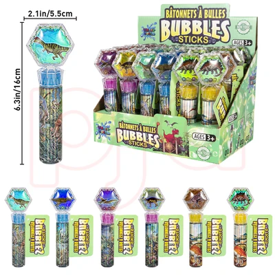 84179, Crystal Shake Ball Bubble Stick - Dinosaur World, 191554841796