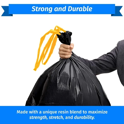 30151, XtraTuff Extra Strong Large Drawstring Trash Bags 30Gal 32CT, 191554301511