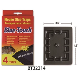 BT32214, Blue-Touch Glue Traps 4PK Red, 6931492322148
