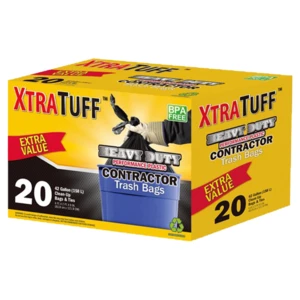30106, XtraTuff Trash Bag Contractor 42G 20CT Box, 191554301061