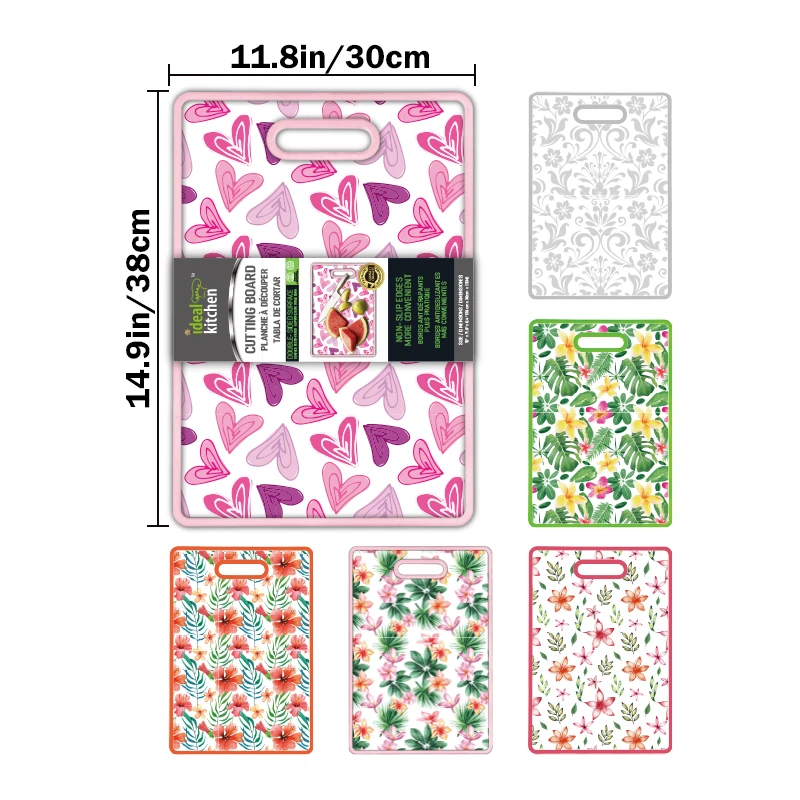 Ideal Kitchen Plastic Cutting Board 14.9x11.8 in