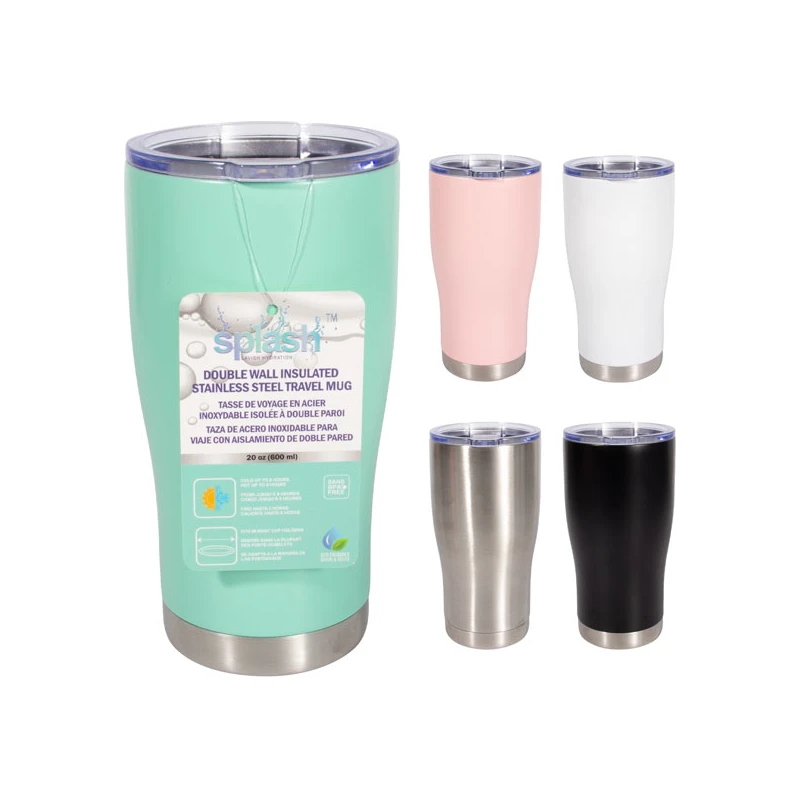 Splash Bottle Stainless Steel Travel Mug 20oz