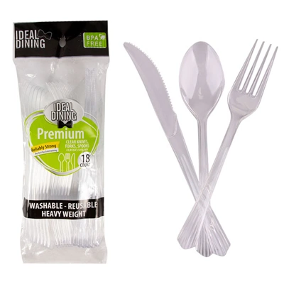 36002, Ideal Dining HD 18CT Clear Combo, 191554360020