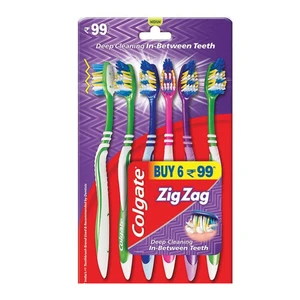CTB-ZZ6, Colgate Toothbrush Zig Zag Plus 6PK, 8901314308436