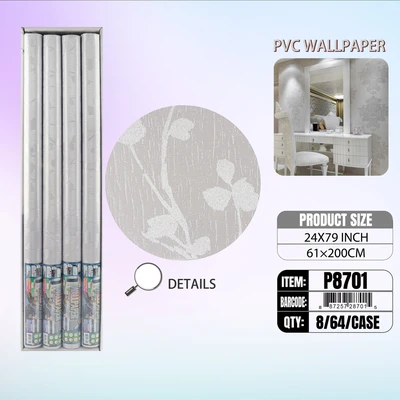 P8701, Self-Adhesive Wallpaper 13Sq Ft Roll, 887257287015