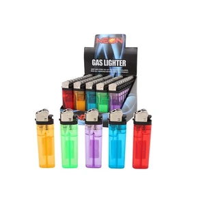 ZY-2C-CUEII, ZI-2C CUE II Translucent Five Color Disposable Flint Lighter, 6945794710282