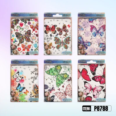 P8788, Portable Flip Mirror Butterfly Assorted 6  24/DP, 887257287886
