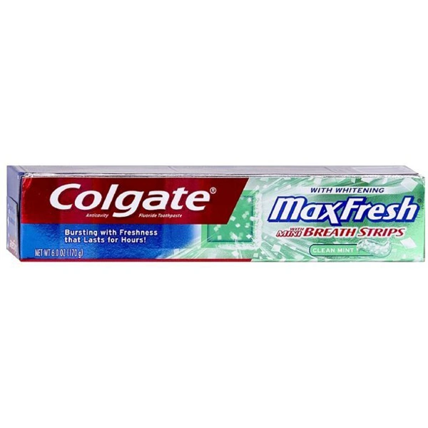 CTP6CLN, Colgate Toothpaste 6oz Max Fresh Clean Mint, 3500076667