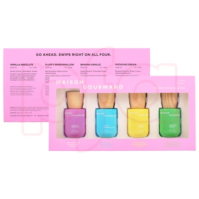 88775, Maison gourmand 4pc *1oz/30ml oil gift Set VA/FM/BV/PD, 191554887756