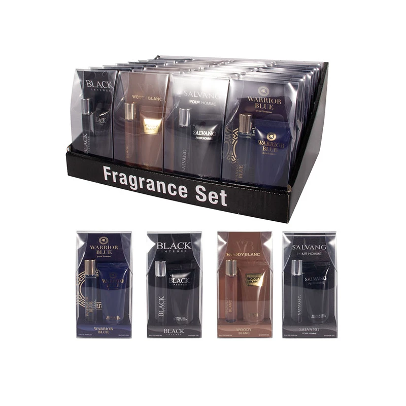 Men's Fragrance Sets Stocking Stuffer PDQ 2/32 0.27fl.oz/8mlEDP +0.9fl.oz/25ml ShowerGel