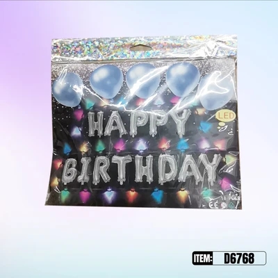 D6768, BD BALLOON SILVER, 887257567681