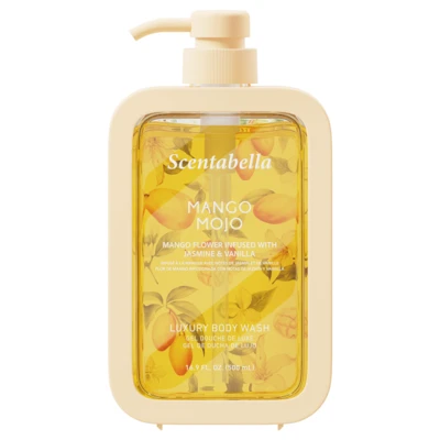 60660, Scentabella Body Wash 15oz Mango Mojo, 191554606609