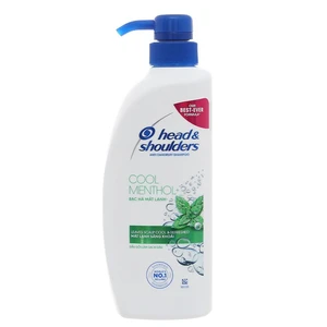 HSS480CM-6, Head & Shoulders Shampoo 480ml w/ Pump Cool Menthol, 4902430281331