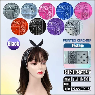 FM014-01, BANDANA BLACK